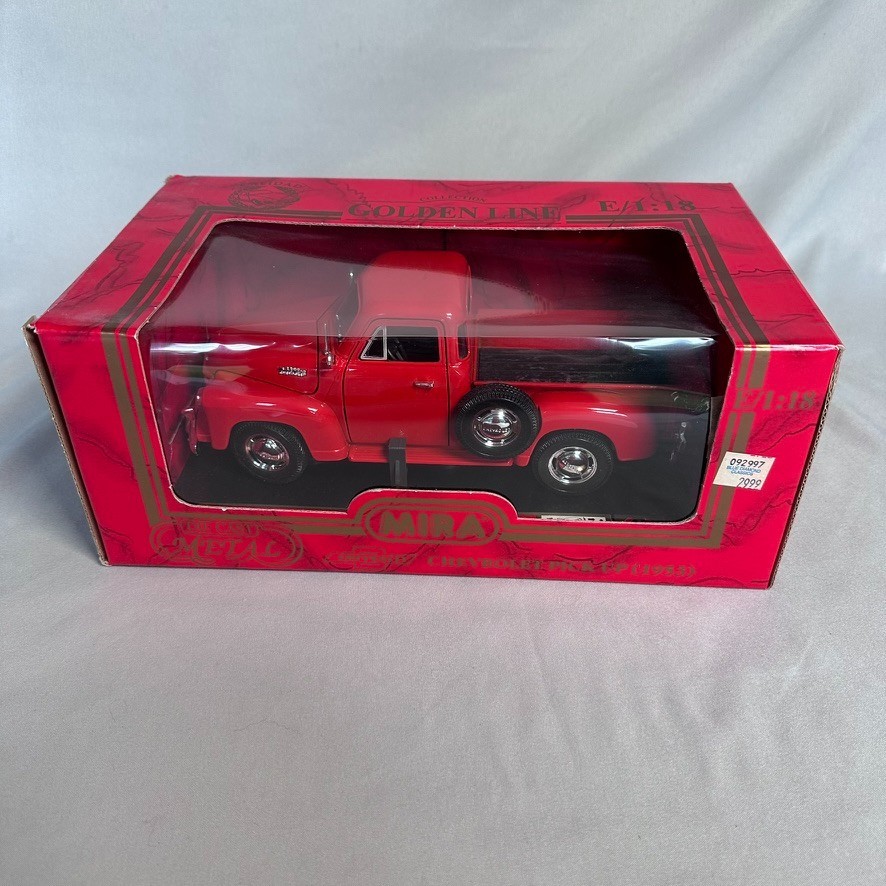 1953 Chevrolet Pickup Mira Golden Line 1:18 Diecast Red #6203