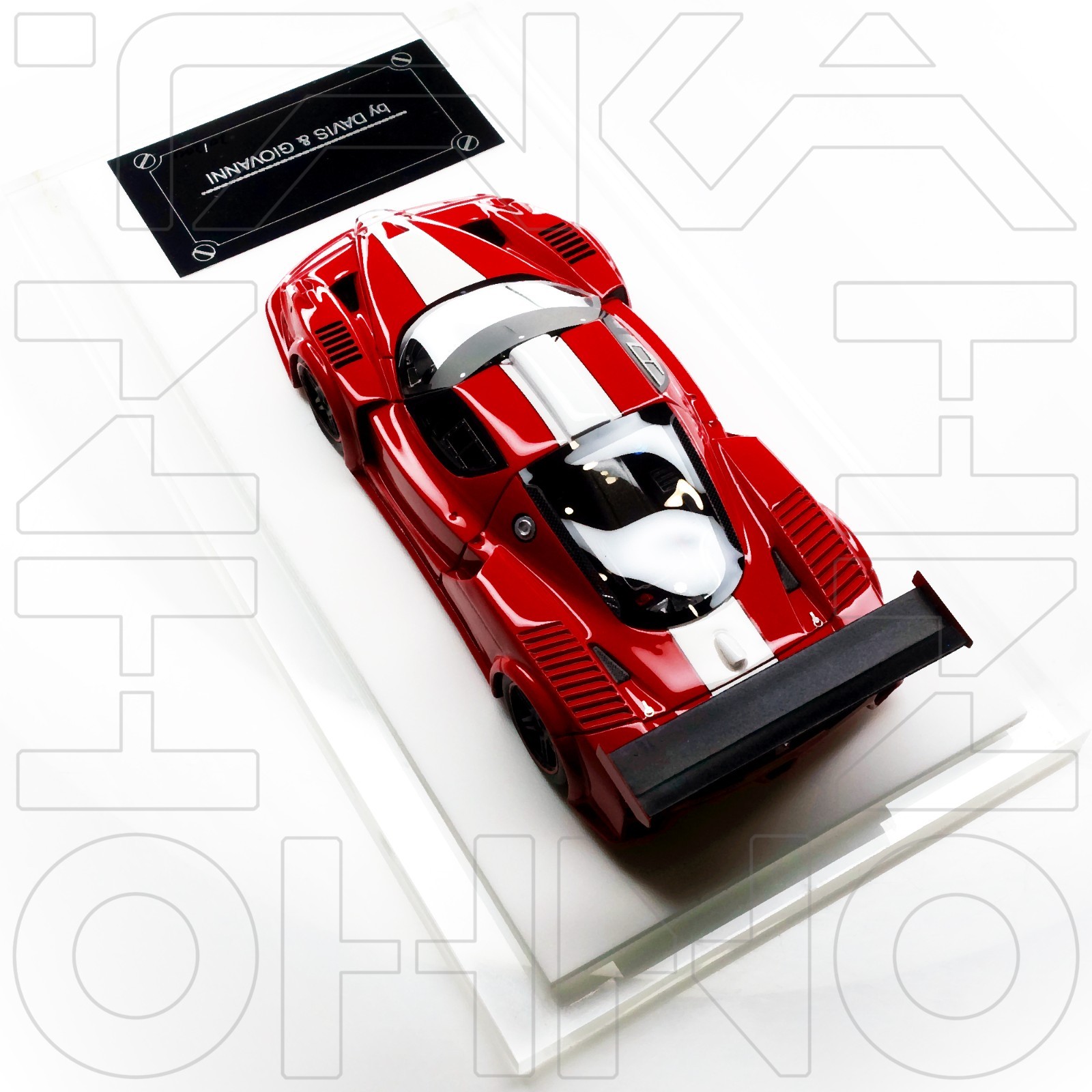 Ferrari FXX GT Concept DAVIS & GIOVANNI 1:43 Rosso Corsa Red enzo limited 200pcs