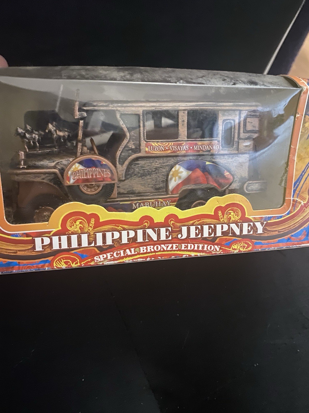 Philippine Jeepney Special Bronze Edition Jeep-Holder Die Cast J&J Pinoy Crafts