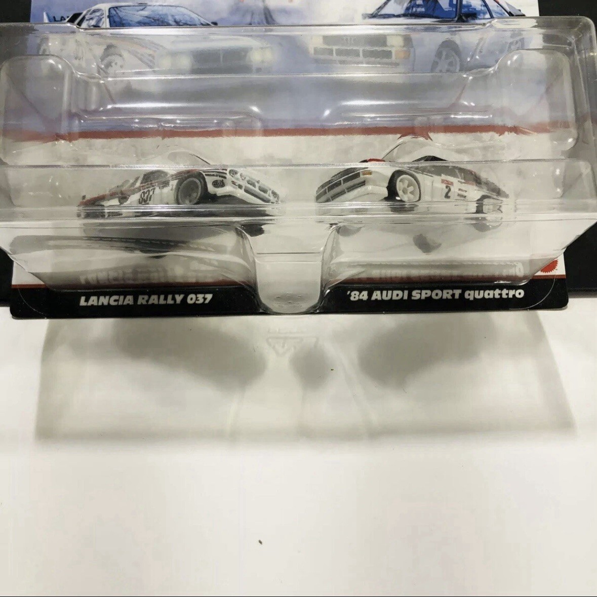 Hot Wheels Car Culture 2 Pack Lancia Rally 037 & 84 Audi sport quattro