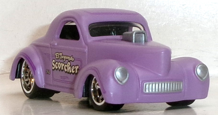 LOOSE 2026 HOT WHEELS 1:64 PURPLE ’41 WILLYS COUPE WHEEL SWAP REAL RIDERS