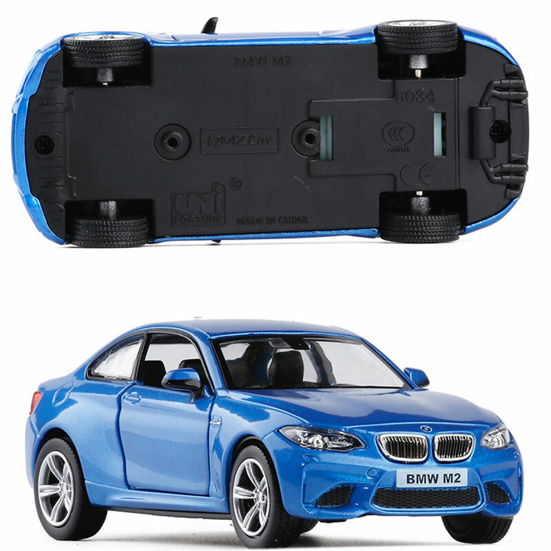 1/36 Scale M2 Model Car Diecast Toy Vehicle Boys Toys for Kids Gifts Blue