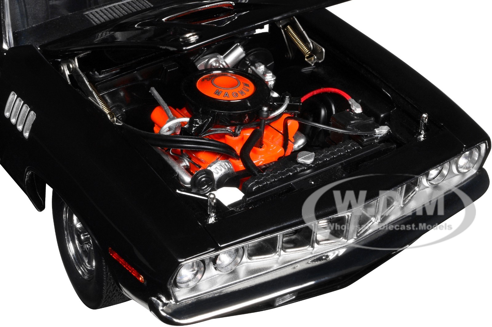 PLYMOUTH BARRACUDA BLACK “JOHN WICK CHAPTER 4” 1/18 DIECAST BY HIGHWAY 61 18045