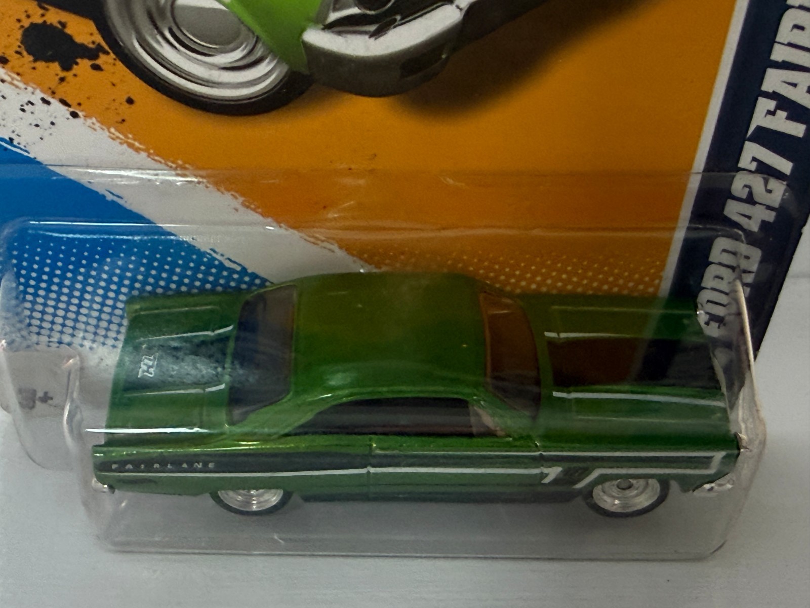 2012 HOT WHEELS SUPER TREASURE HUNT MUSCLE MANIA 2/10 ’66 FORD 427 FAIRLANE 1:64