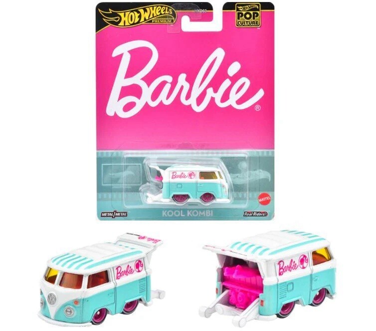 HOT WHEELS PREMIUM POP CULTURE 2023 VW KOOL KOMBI BARBIE HXD96
