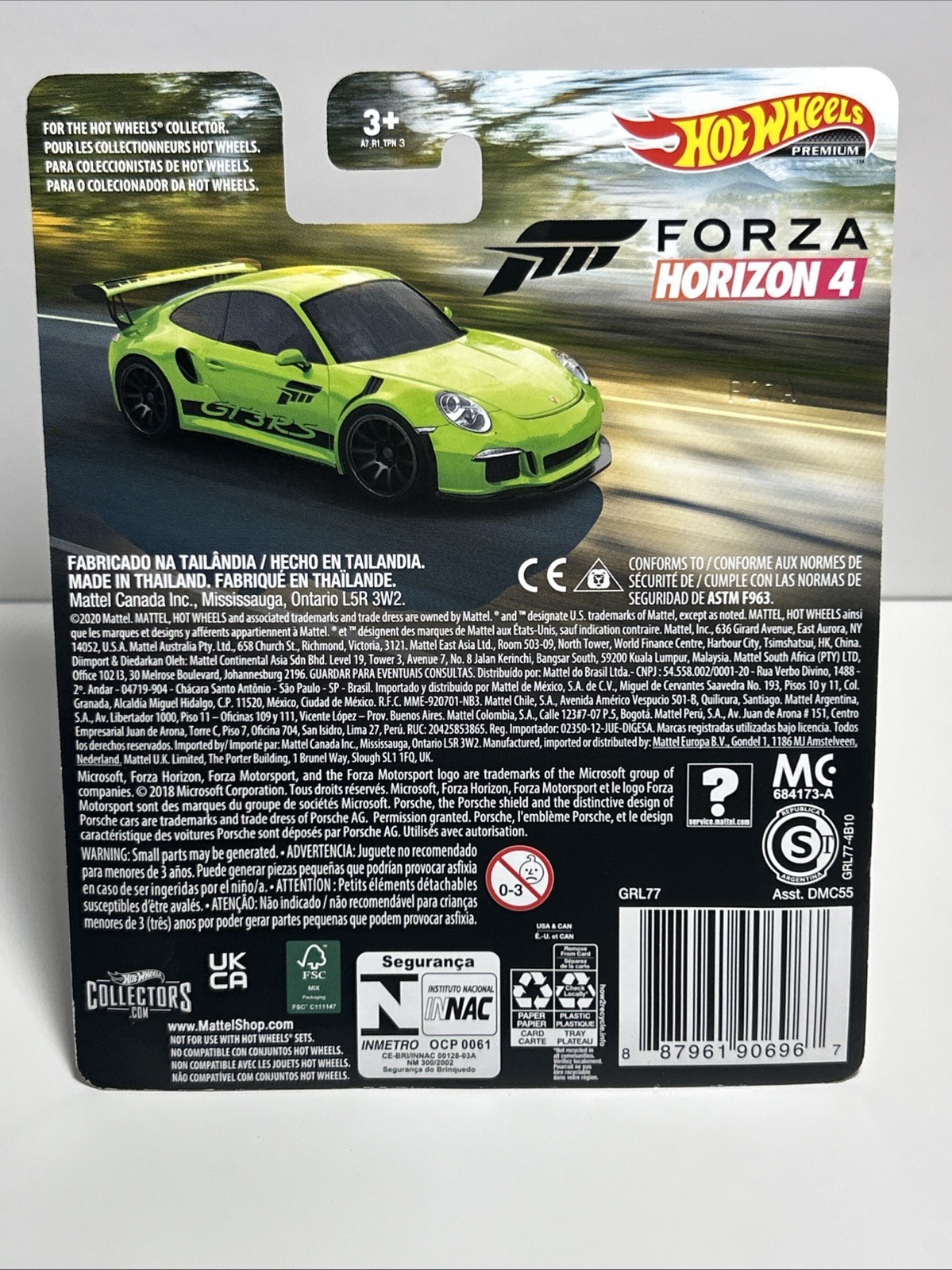 Hot Wheels Premium Forza Horizon 4 Porsche 911 GT3 RS