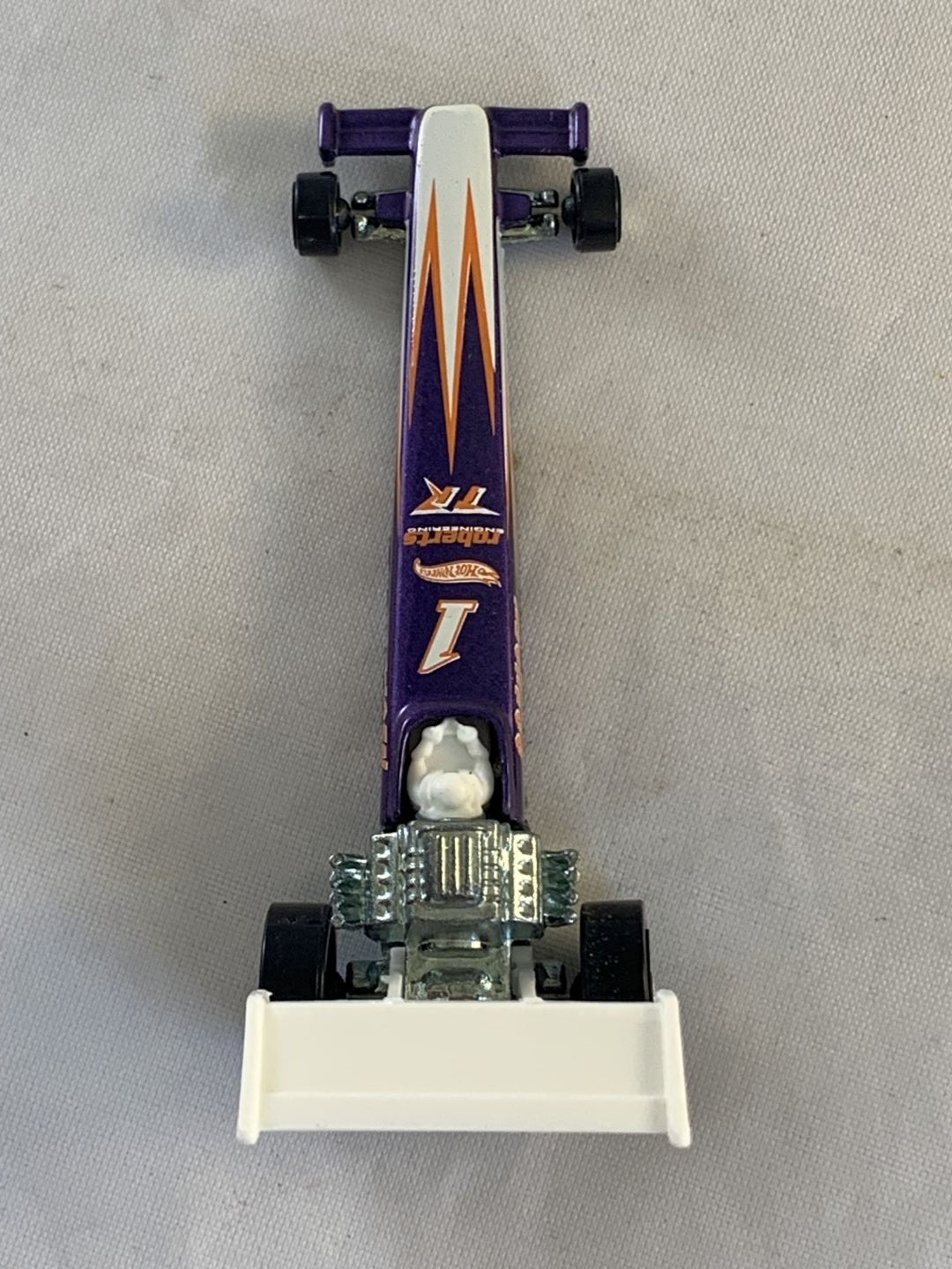 Hot Wheels Dragster 2001 Mainline #164 Purple 5SPs Micro 5SPs