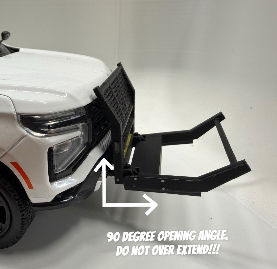1/24 MOTORMAX TAHOE PUSHBAR STYLE 10 GRAPPLER MULTIPLE STYLES LED READY POLICE
