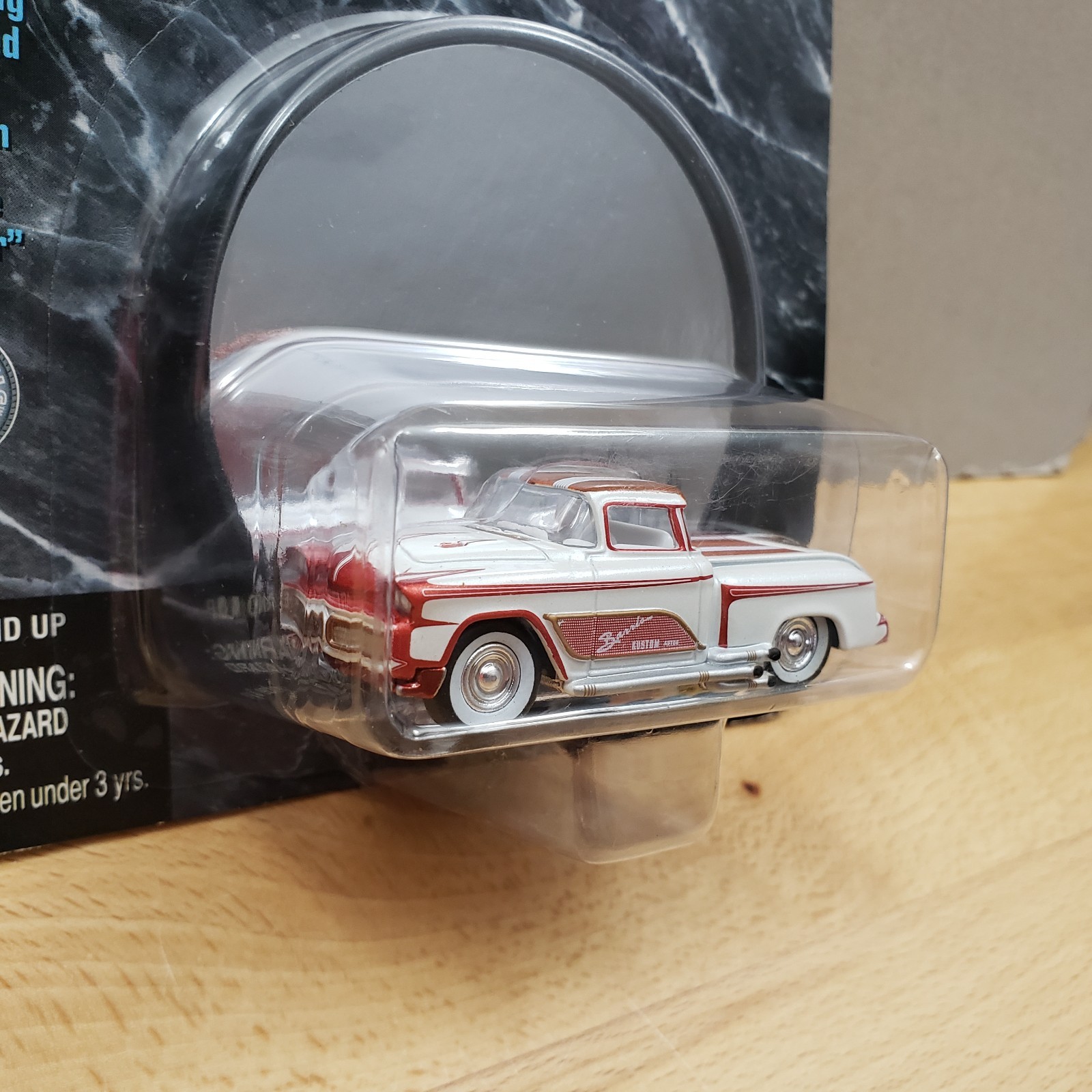 Johnny Lightning Show Rods Kopper Kart Custom Chevy Truck Mirrored Display 1:64