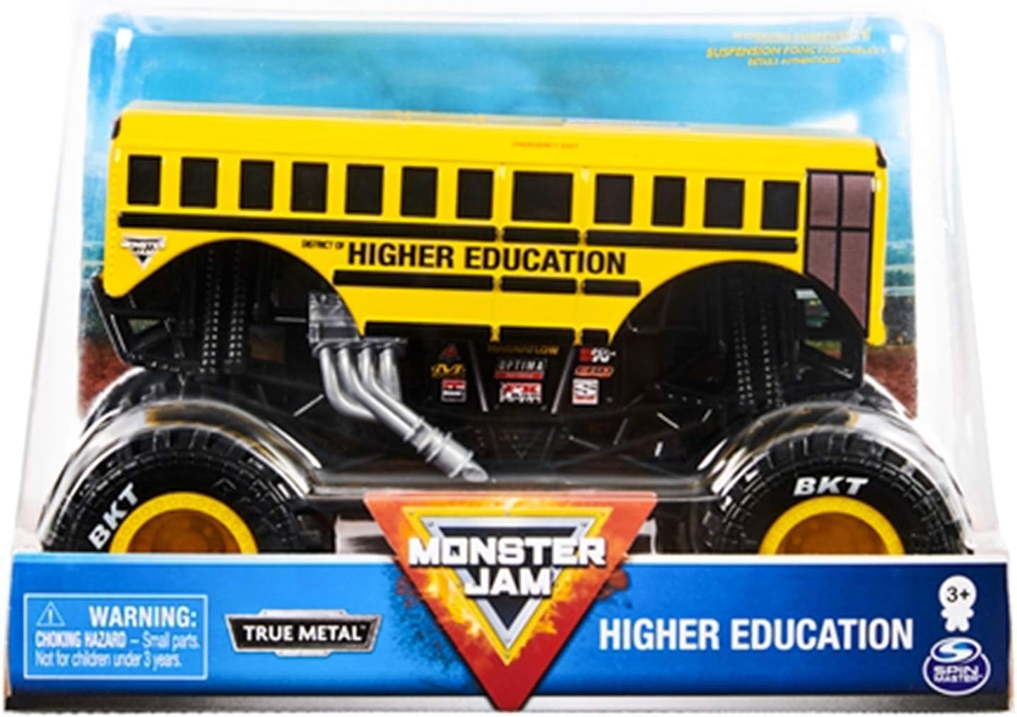 Official Higher Education Monster Truck, Die-Cast Vehicle, 1:24 Scale
