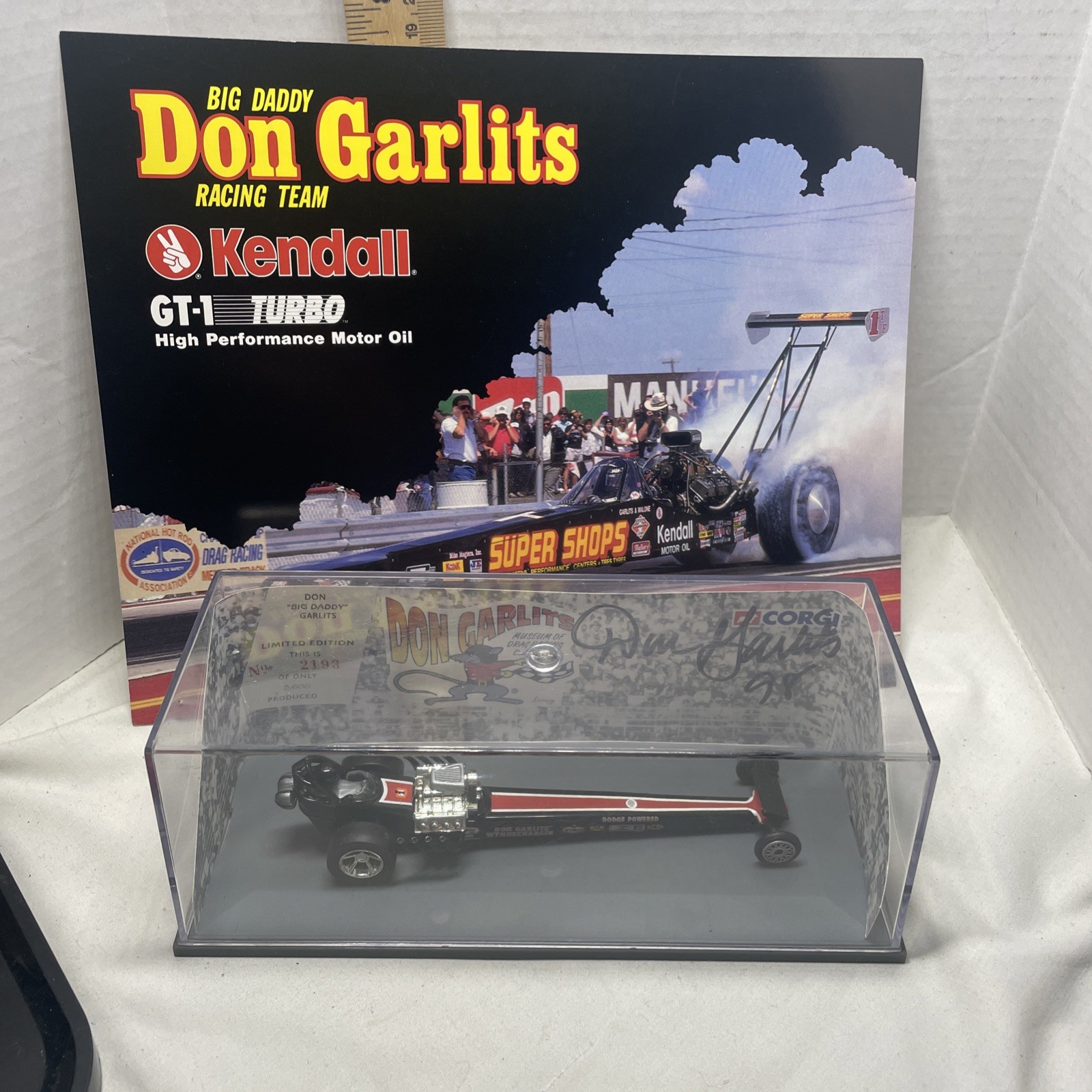 Corgi Don Garlits 1:43 1964 Dodge Dragster Tom McEwen Autographed LE 2193/3000