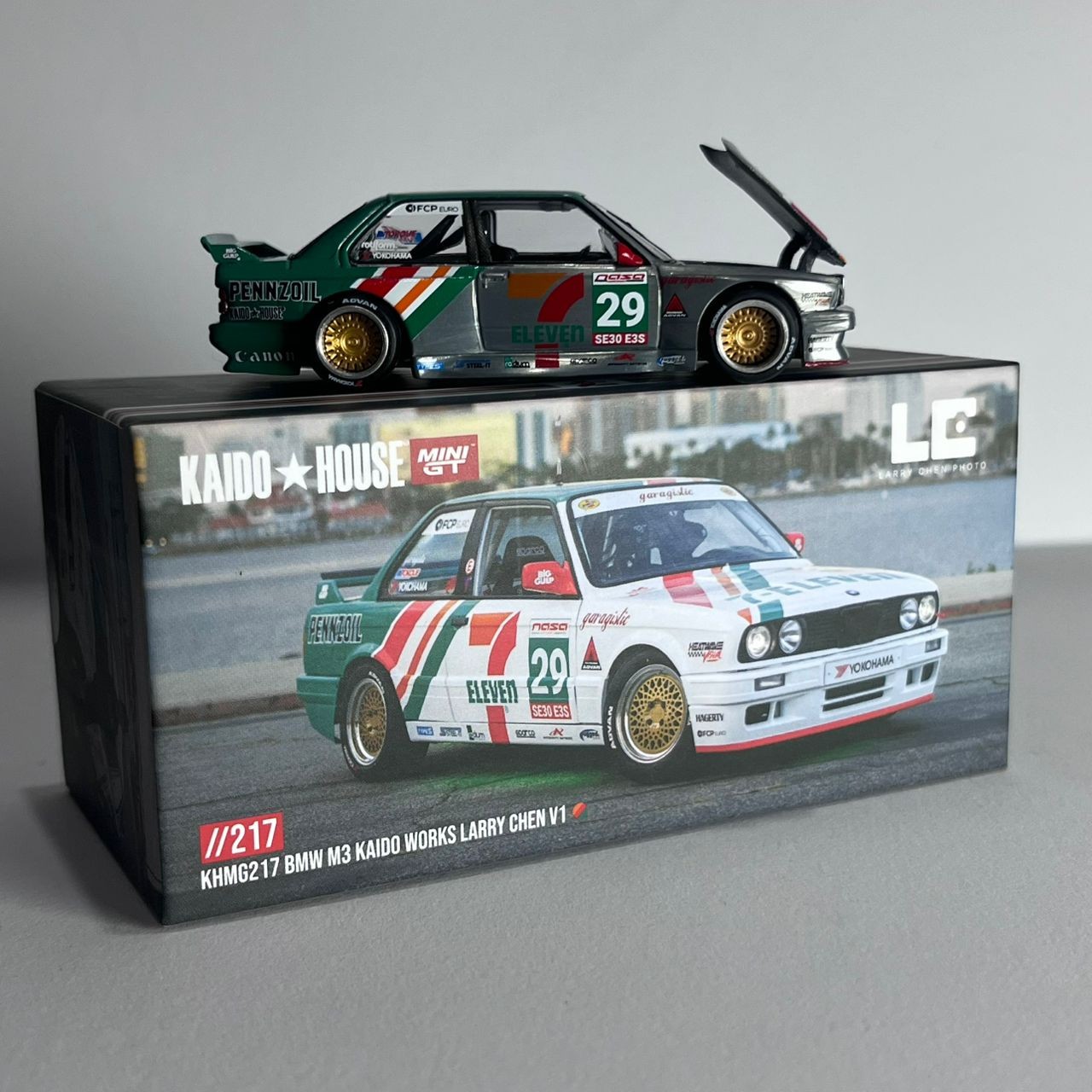 CHASE! Kaido House x Mini GT BMW M3 Kaido Works Larry Chen V1 KHMG217 Unsealed