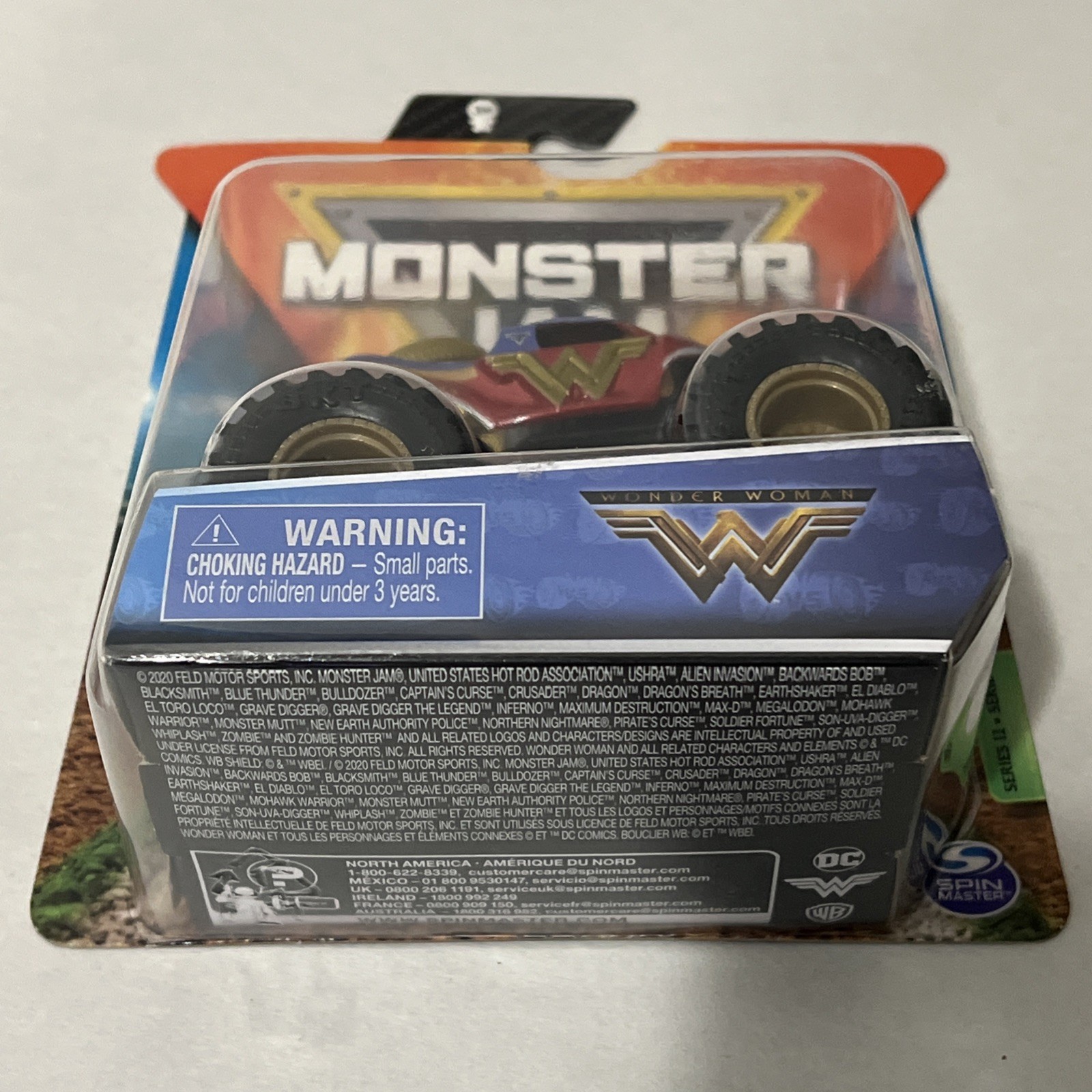 Spin Master Monster Jam Series 12 WONDER WOMAN 1:64 Scale