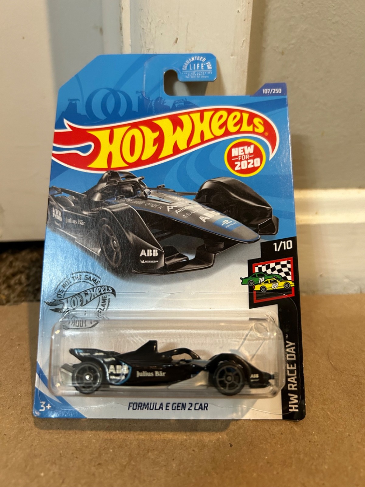 Hot Wheels HW Race Day Formula E Gen 2 Car 2020 Black/Blue 1:64 Diecast