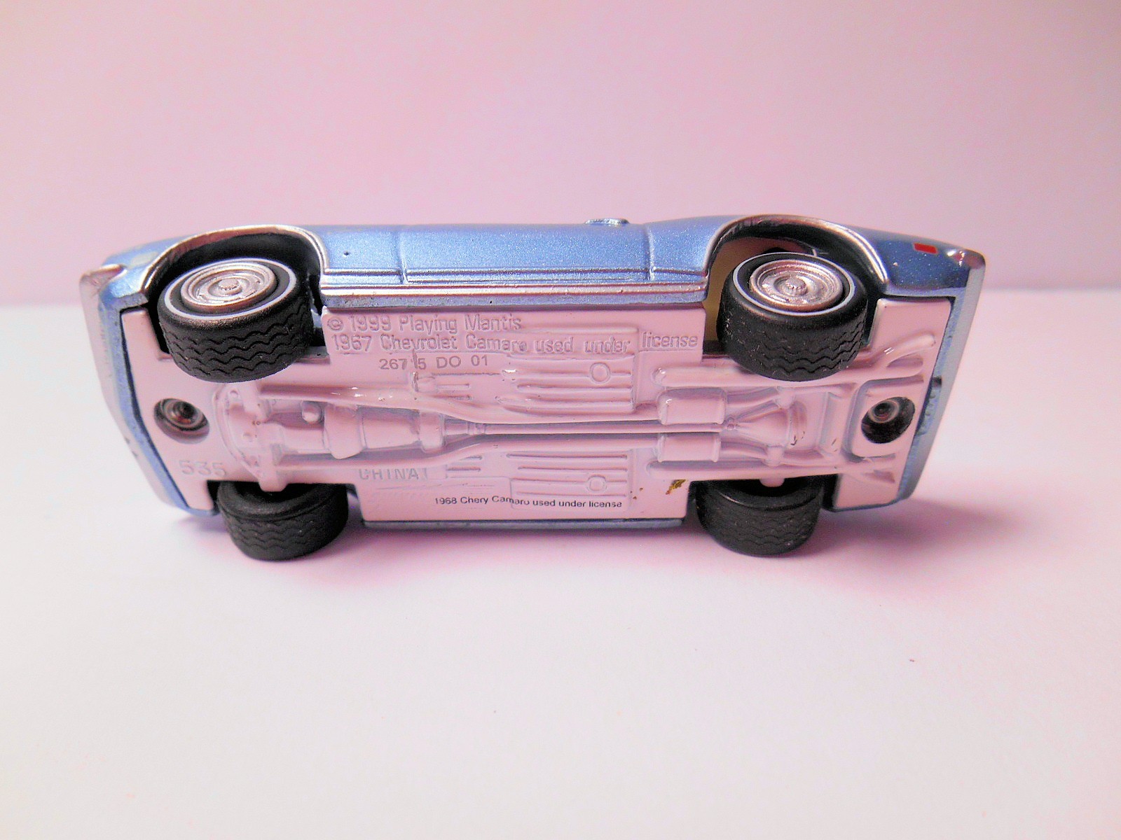 CLASSIC LIGHT BLUE 1968 CHEVROLET CAMARO JOHNNY WHITE LIGHTNING CHASE CAR