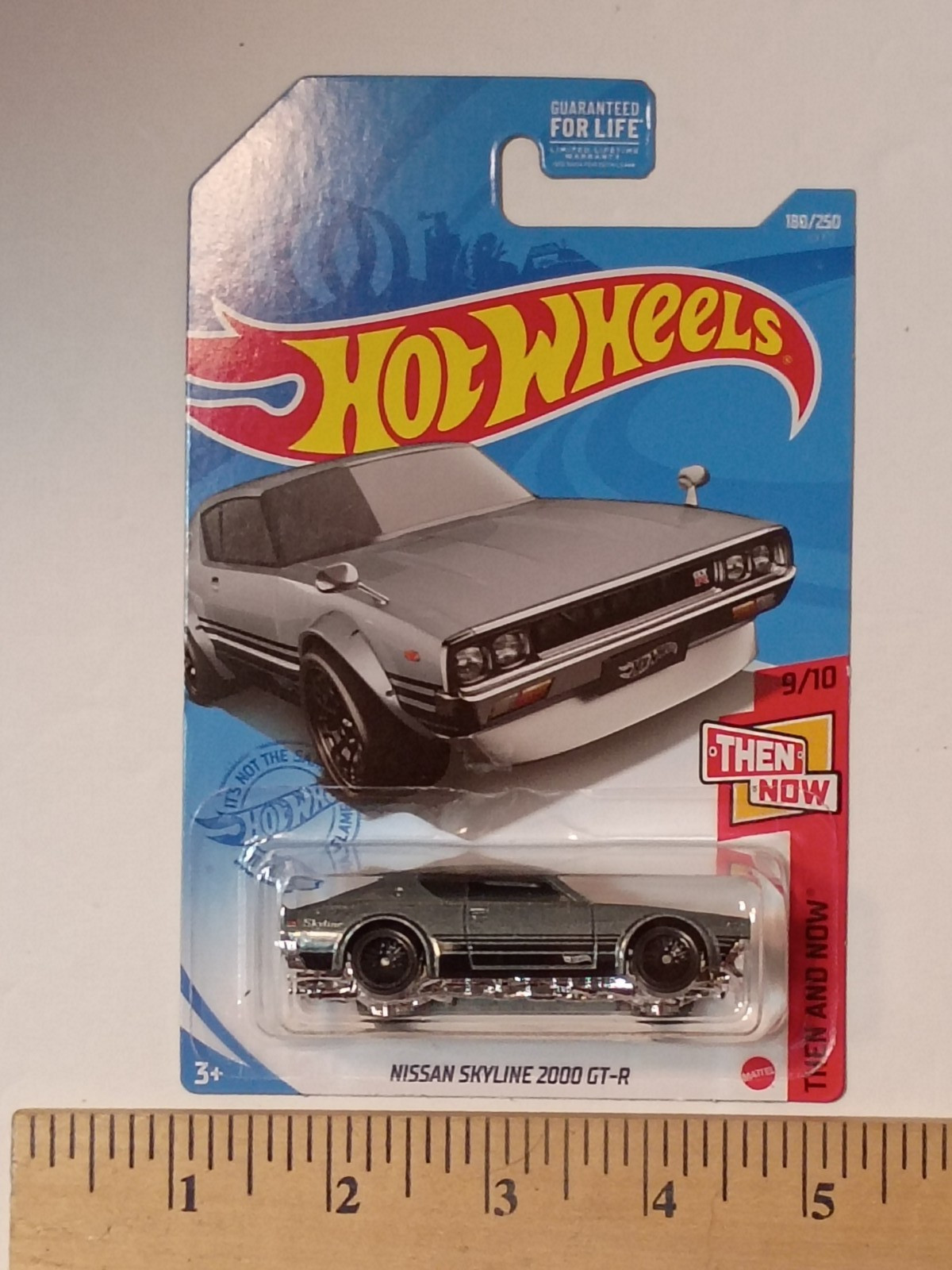 2021 Hot Wheels Then and Now #9/10 Nissan Skyline 2000 GT-R collector #180/250