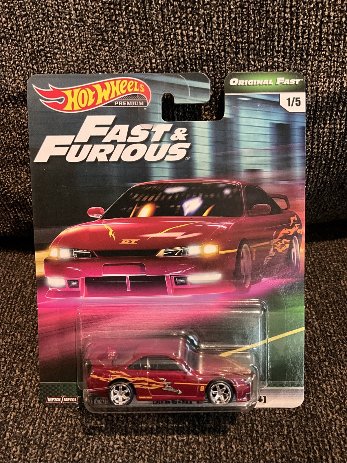 Hot Wheels Fast and Furious Original Fast Nissan 240SX (S14) Crack Blister