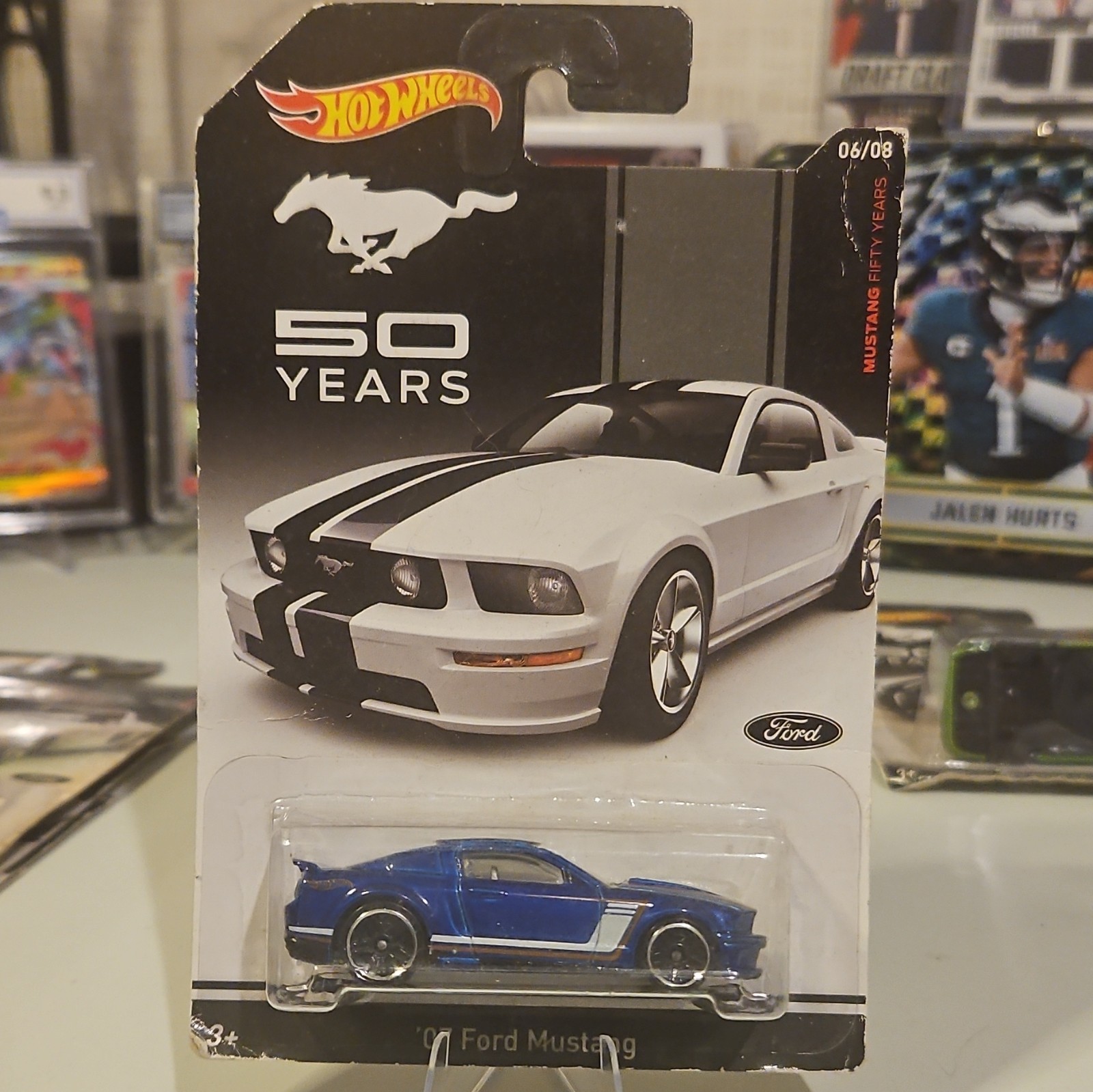 Hot Wheels 50 Years of Mustang Set of 8 SEALED (Damaged Cards)