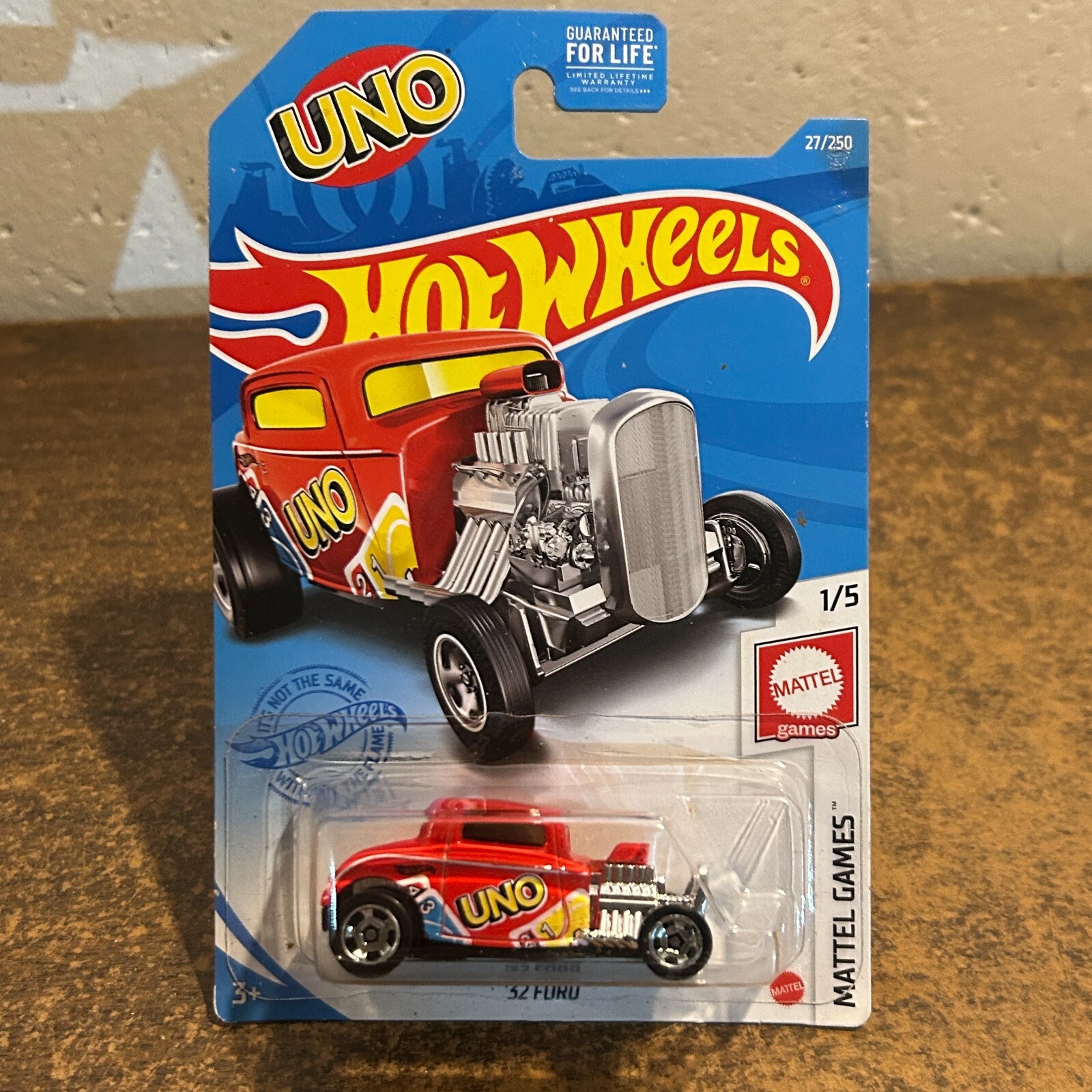 Mattel Hot Wheels 2020 Mattel Games Uno ’32 Ford 1/5 – 27/250