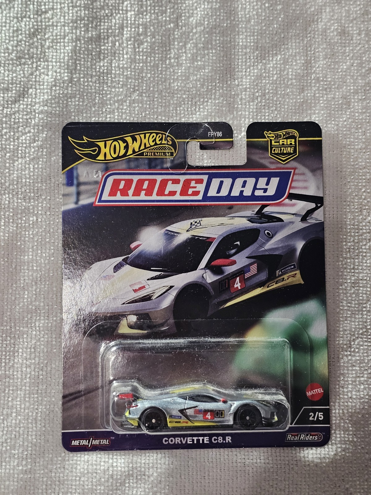Mattel Hot Wheels FPY86-976D-HRV95 Chevrolet – Corvette C8.R 5.5L V8 Team Corvet