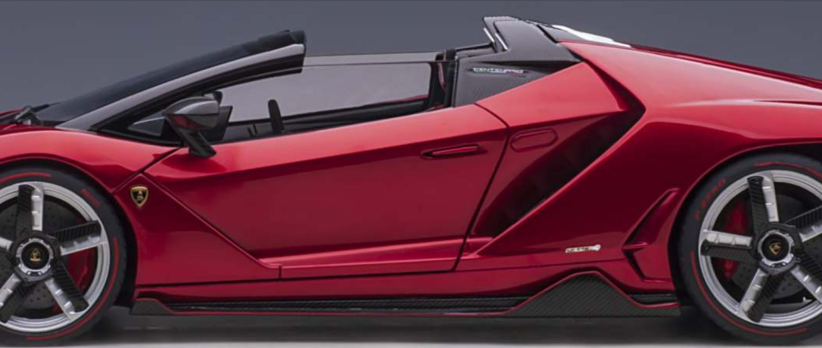 Lamborghini 1:18 Race Car 12 Classic Custom Concept Promo 24 Carousel Red