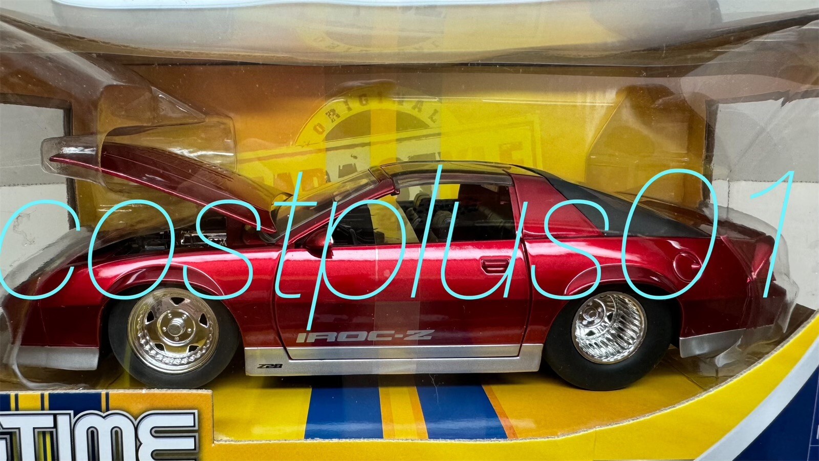 JADA BTM 1985 CHEVY CAMARO 1:24 RED REMOVABLE TOP