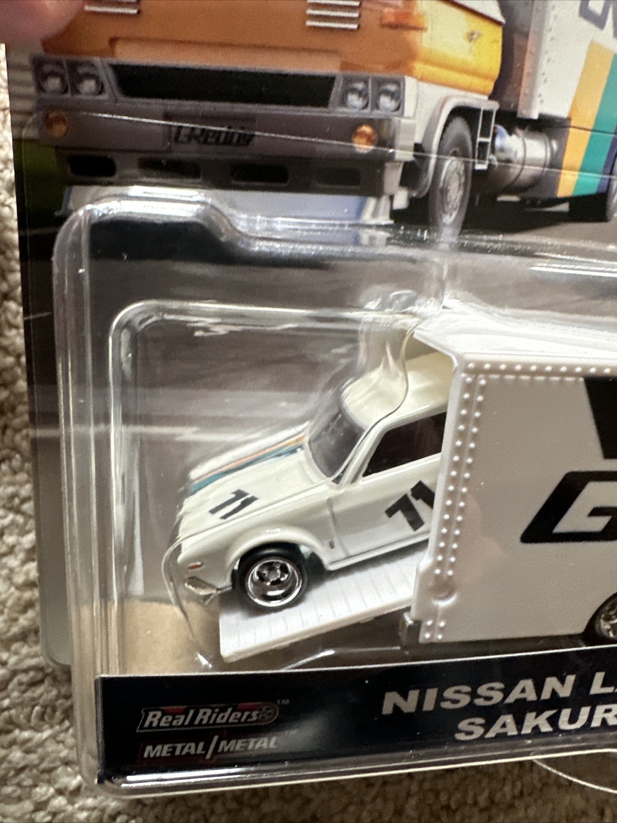 Hot Wheels Team Transport NISSAN LAUREL 2000 SGX Sakura Sprinter # 2 NEW