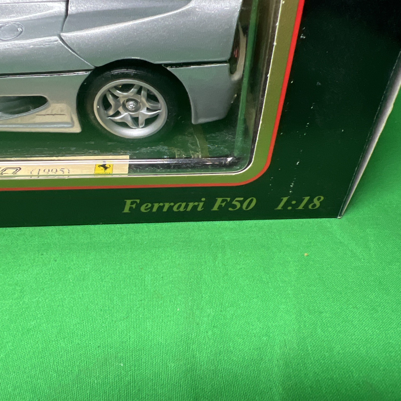 Maisto Silver Ferrari 550 Hard-Top 1:18 Diecast Special Edition Model NEW IN BOX