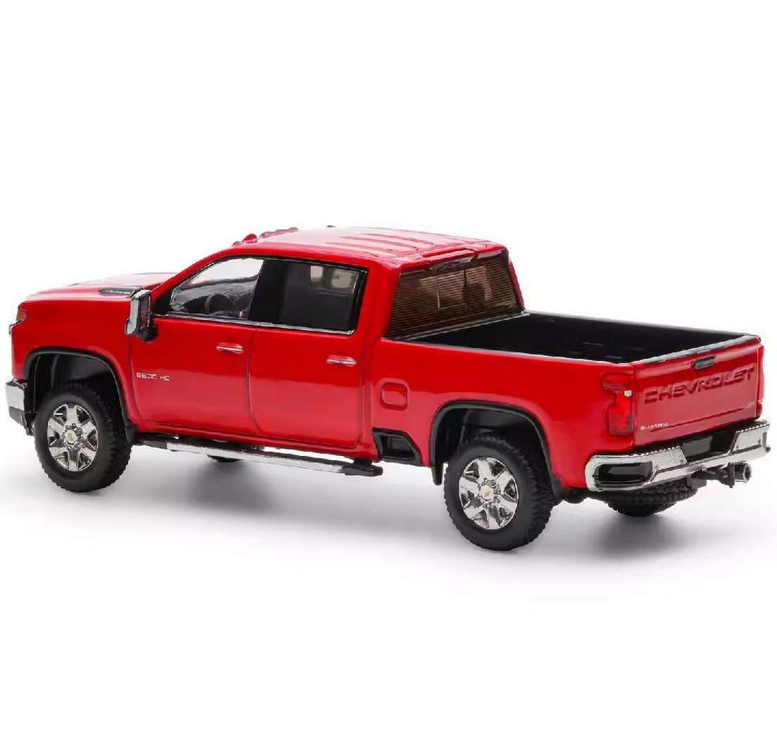 SMC 1/64 CHEVY SILVERADO PICK UP TRUCK Die Cast -SILVER-