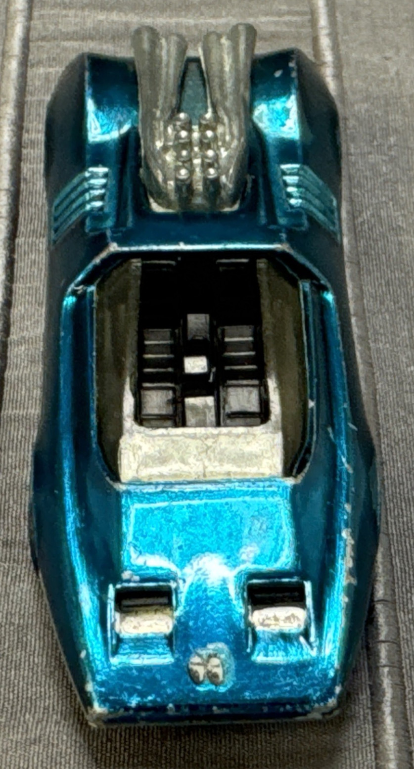 Hot Wheels Redline Peepin’ Bomb Aqua Spectraflame USA 1970.