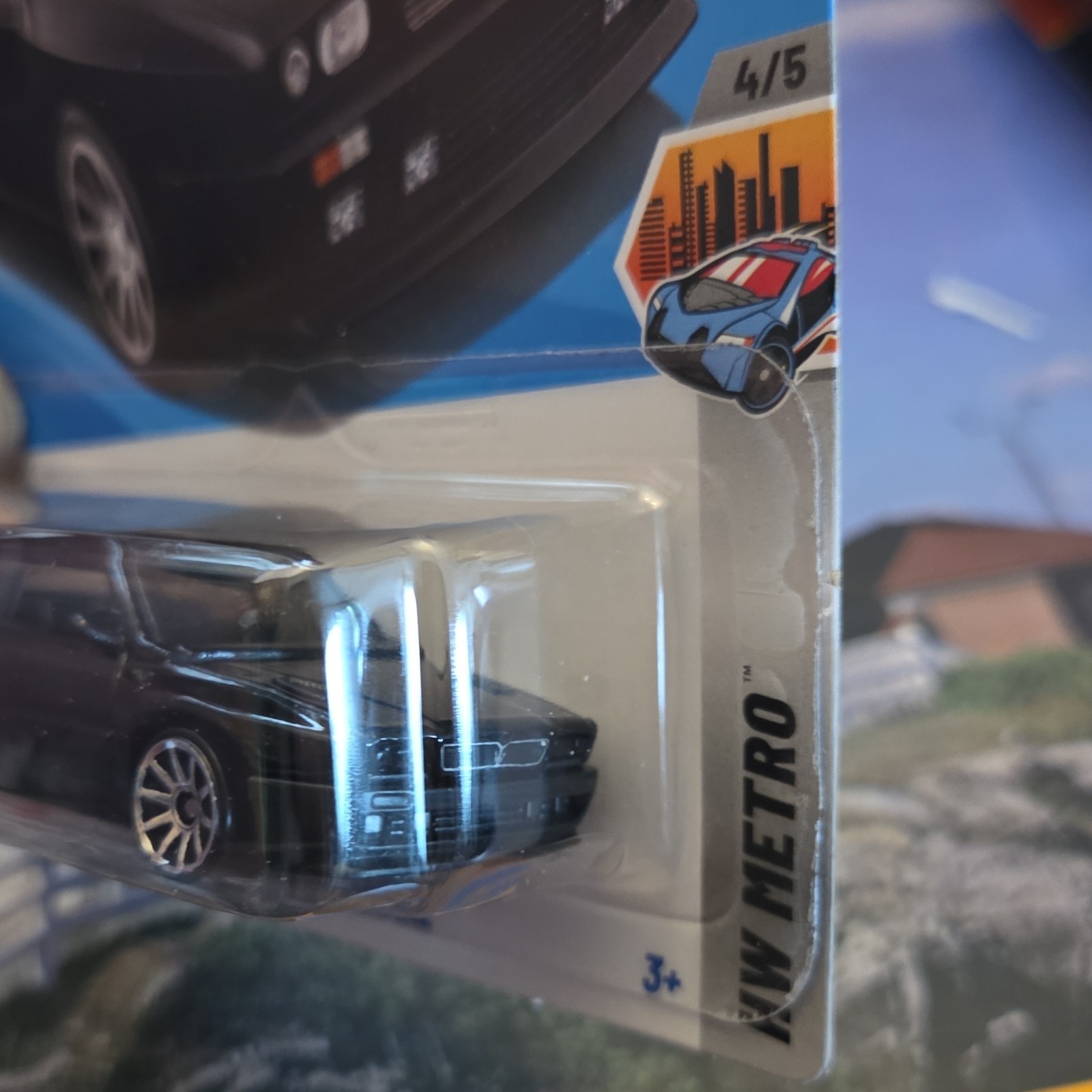 Hot Wheels HW Metro 1:64 1990 Maserati Shamal Black Diecast Car Unopened