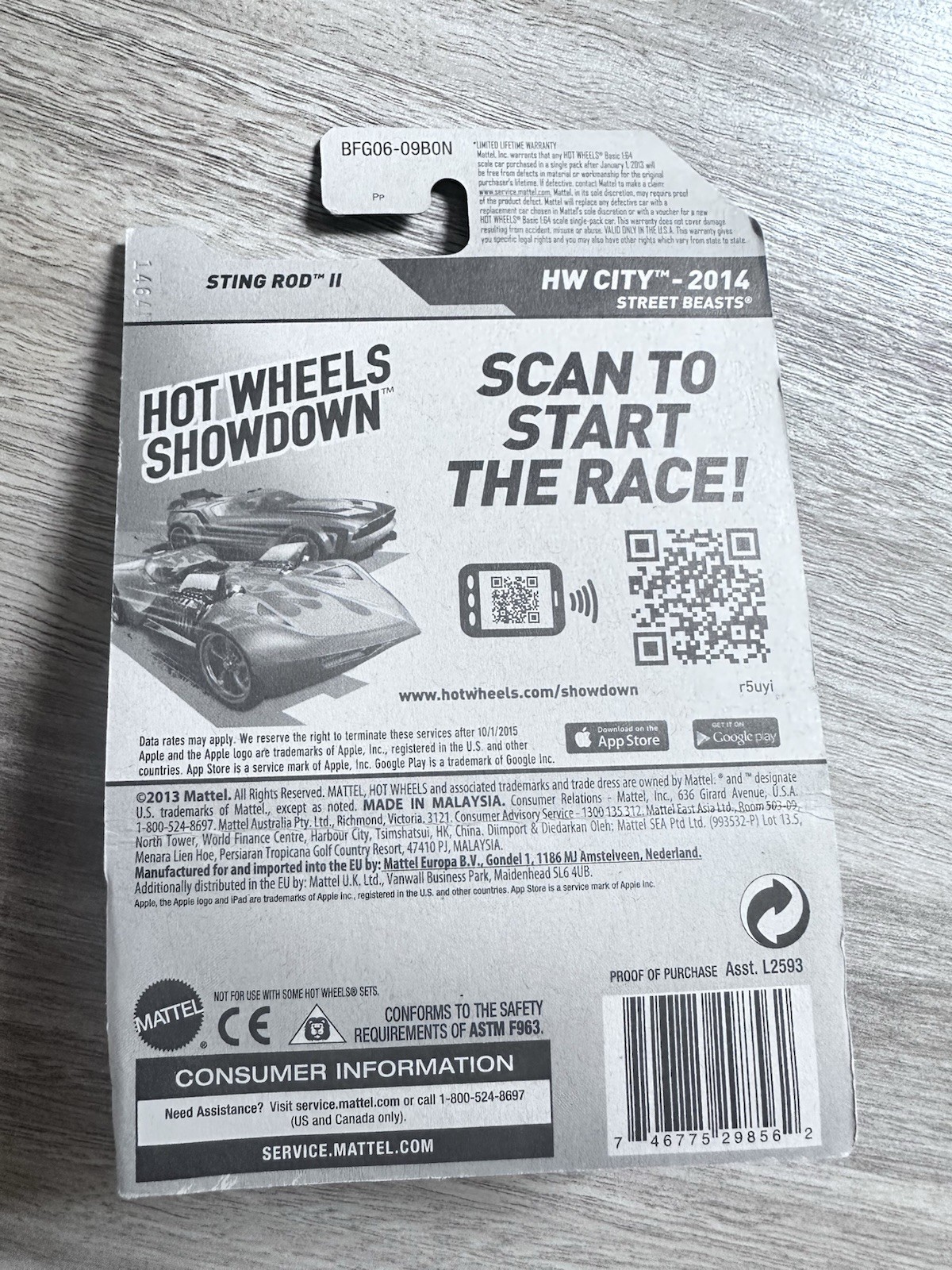 Hot Wheels: Sting Rod II 2010 New Models ’10 HW City 55/250 New H60