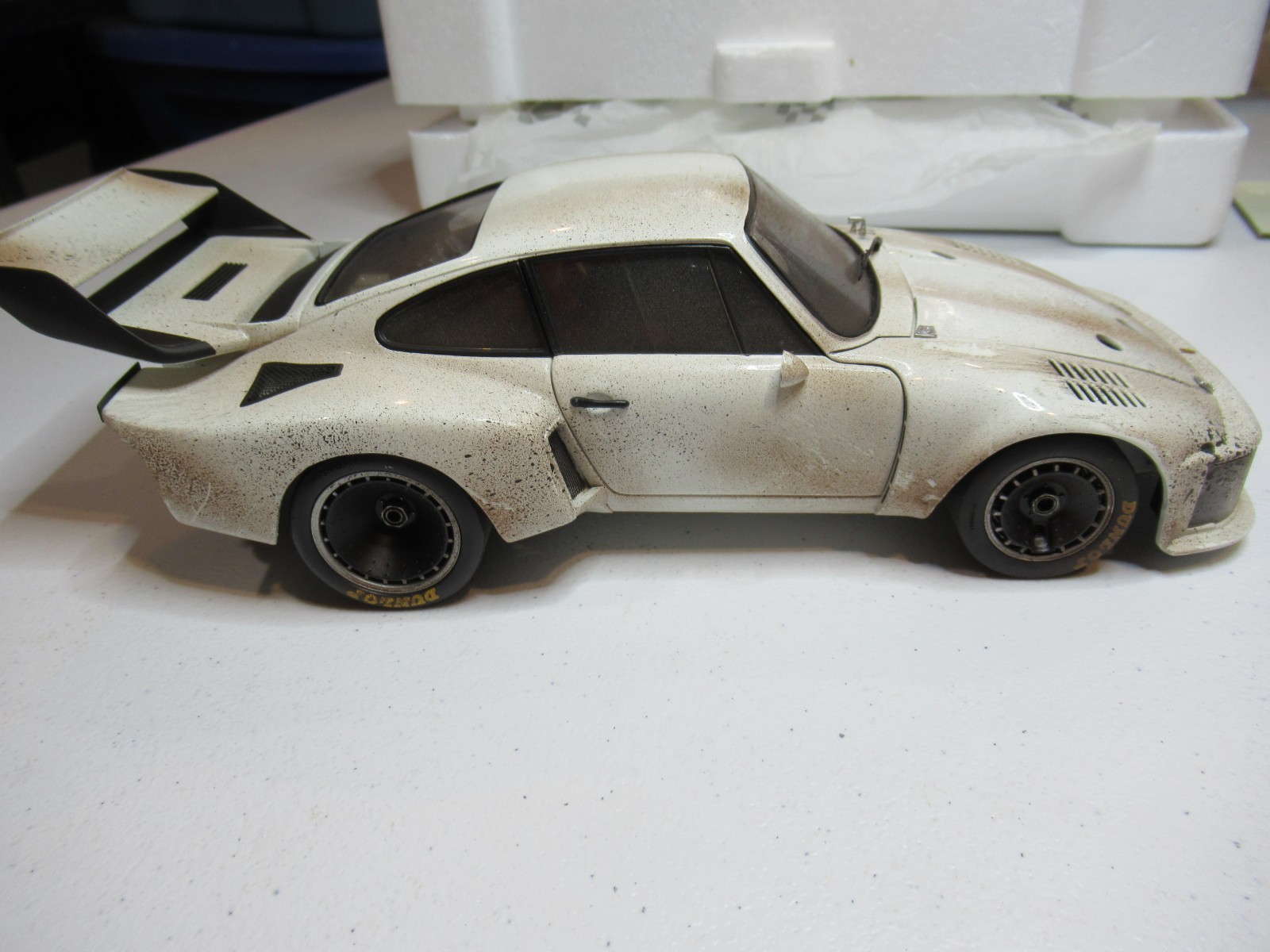 1976 Porsche 935 White Works Prototype Ultra Rare Finish Line Plus FLP Exoto