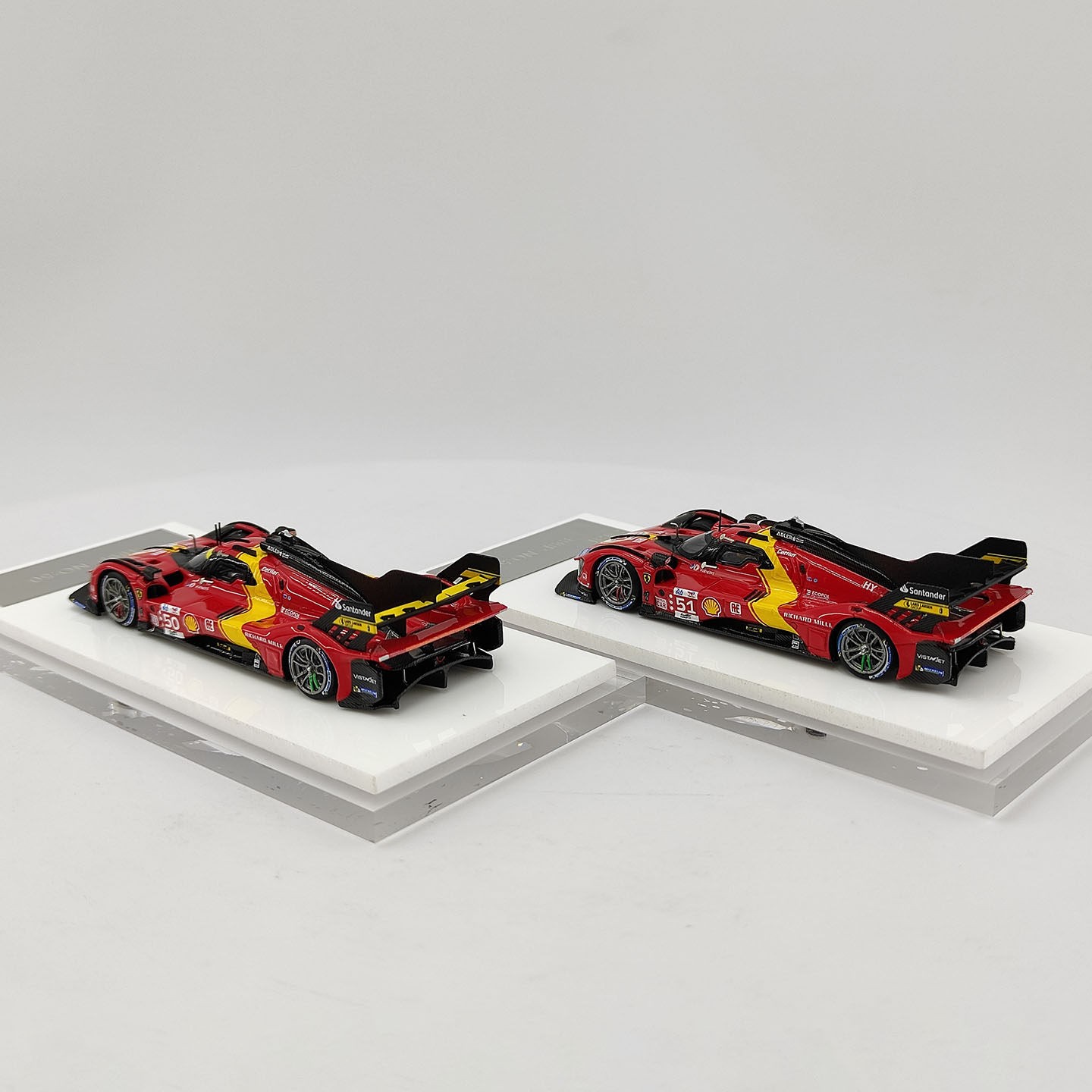 1: 64 Scale Ferrari STAR 499P Red # 50 # 51 Le Mans Racing Resin Car Model