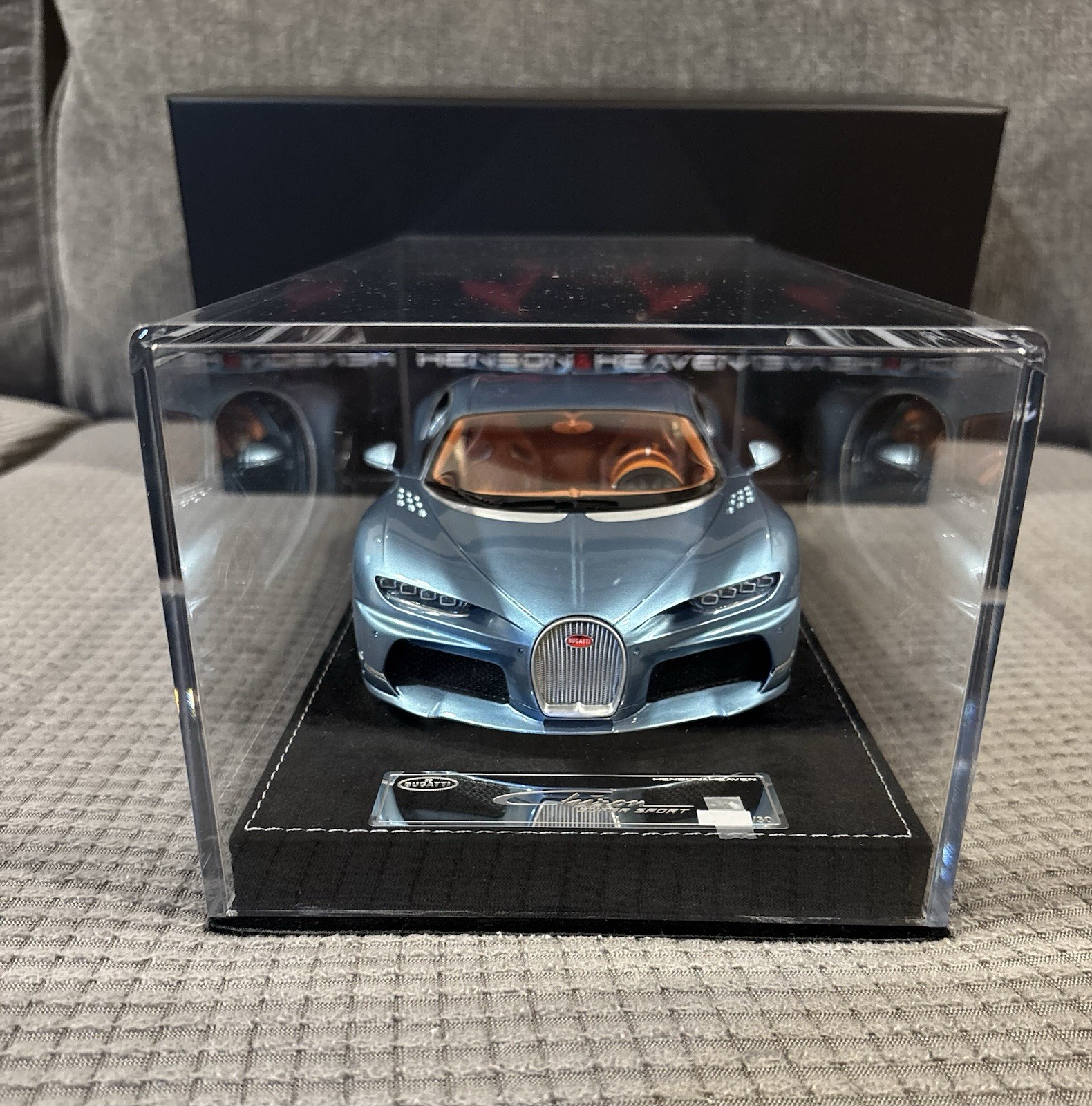 1/18 HH Henson & Heaven Bugatti Chiron SuperSport Horizon Blue Limited 30pcs Mr