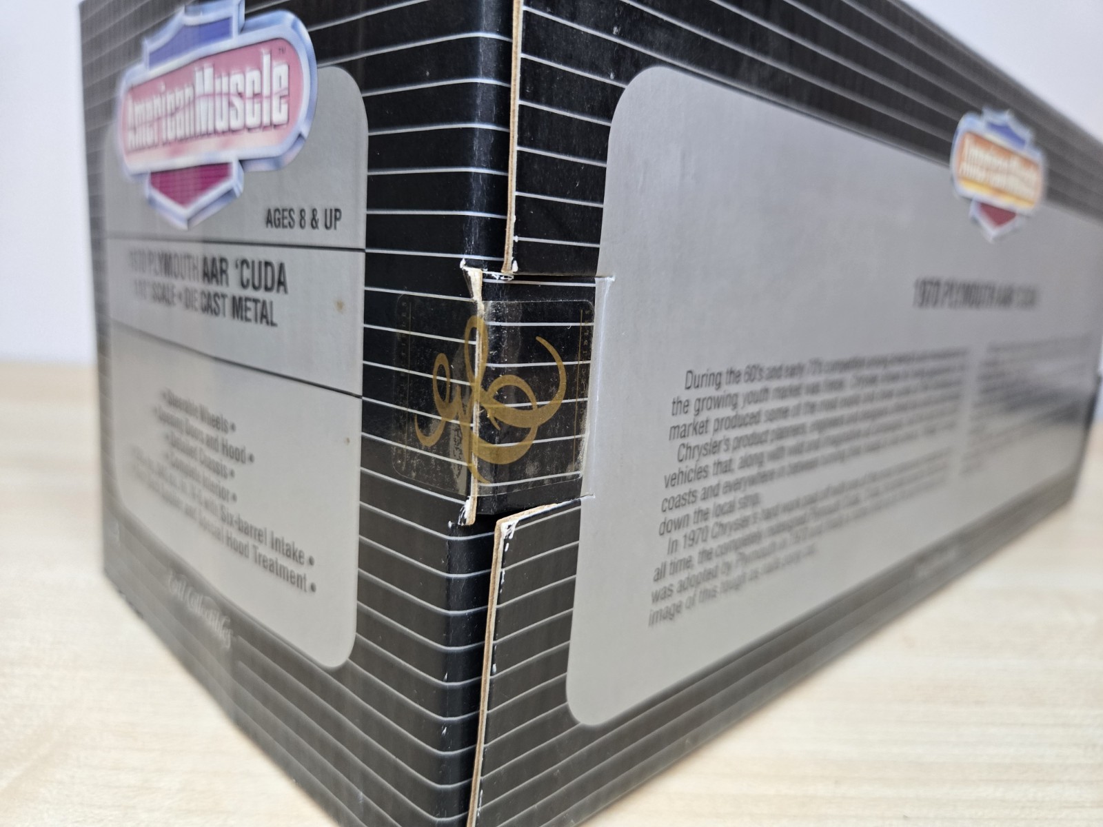 American Muscle 1/18 Campbell Collectibles 1970 Plymouth AAR Cuda Die Cast /2500