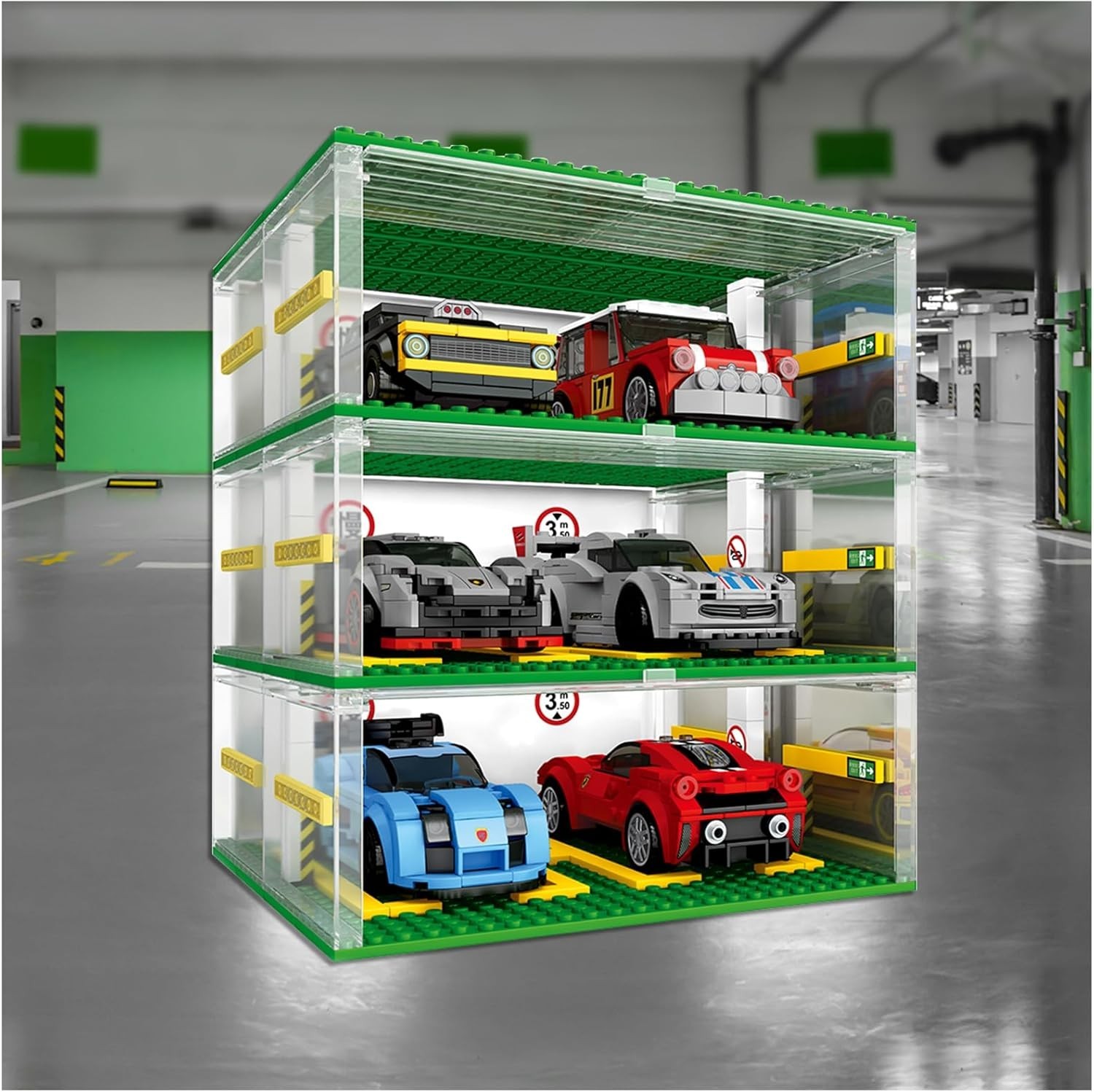 DIY Modular Building Block Garage for Sport AutoCars