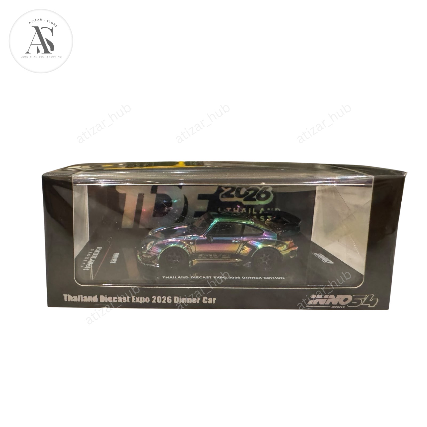 INNO64 RWB Porsche 993 Chrome Rainbow Thailand Diecast Expo Dinner 2026 1:64