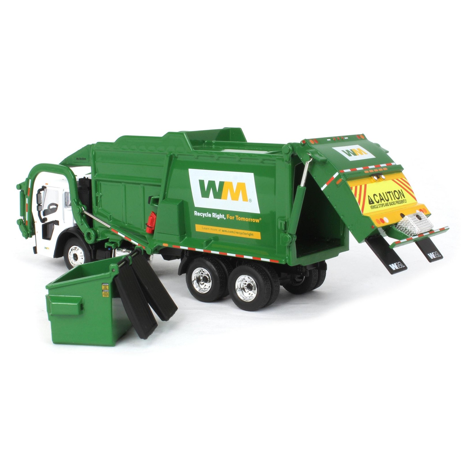 First Gear 1/64 Mack LR w/ McNeilus Meridian Front Loader & Dumpster WM 60-1796D