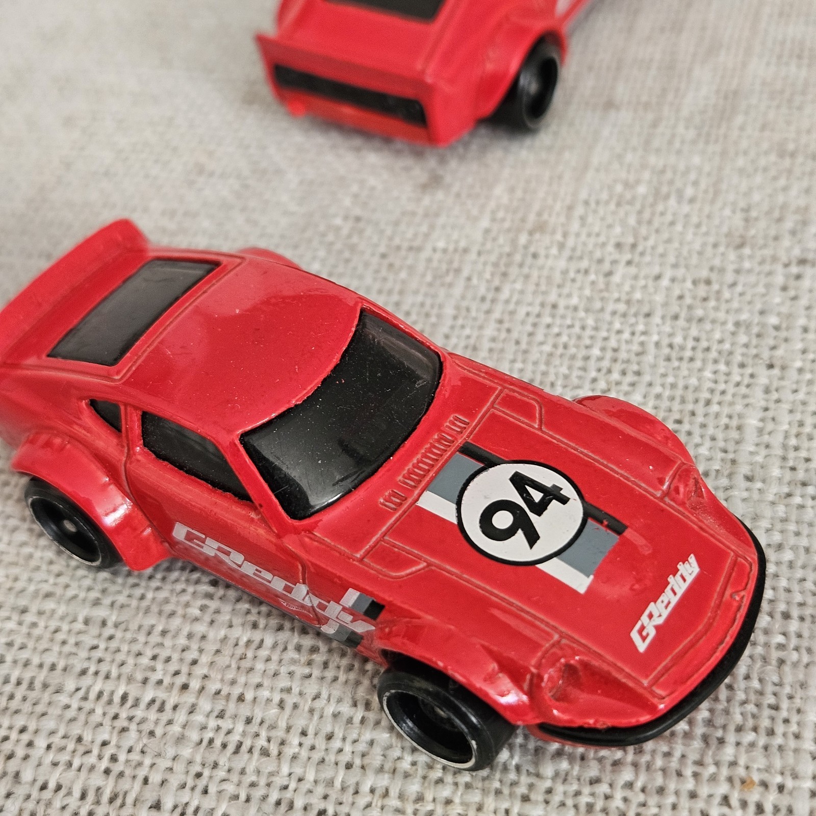 (2) Hot Wheels Nissan Fairlady Z Red Loose HW Greedy Malaysia