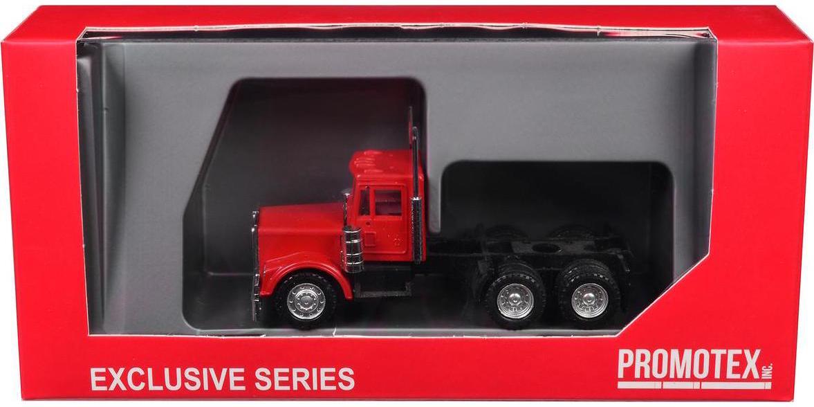 Kenworth W900 Short Day Cab New Version Red 1/87 HO Plastic Model by Promotex