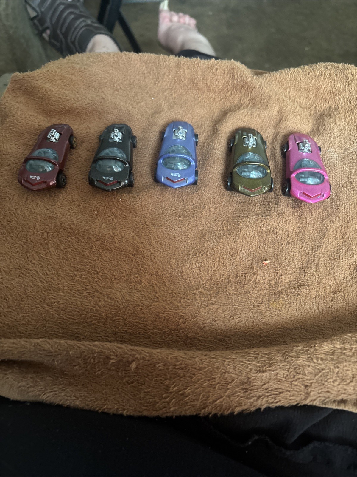SET 5 LOOSE 1:64 HOT WHEELS 1992-93 25TH -VINTAGE COLLECTIONS SILHOUTTE’S