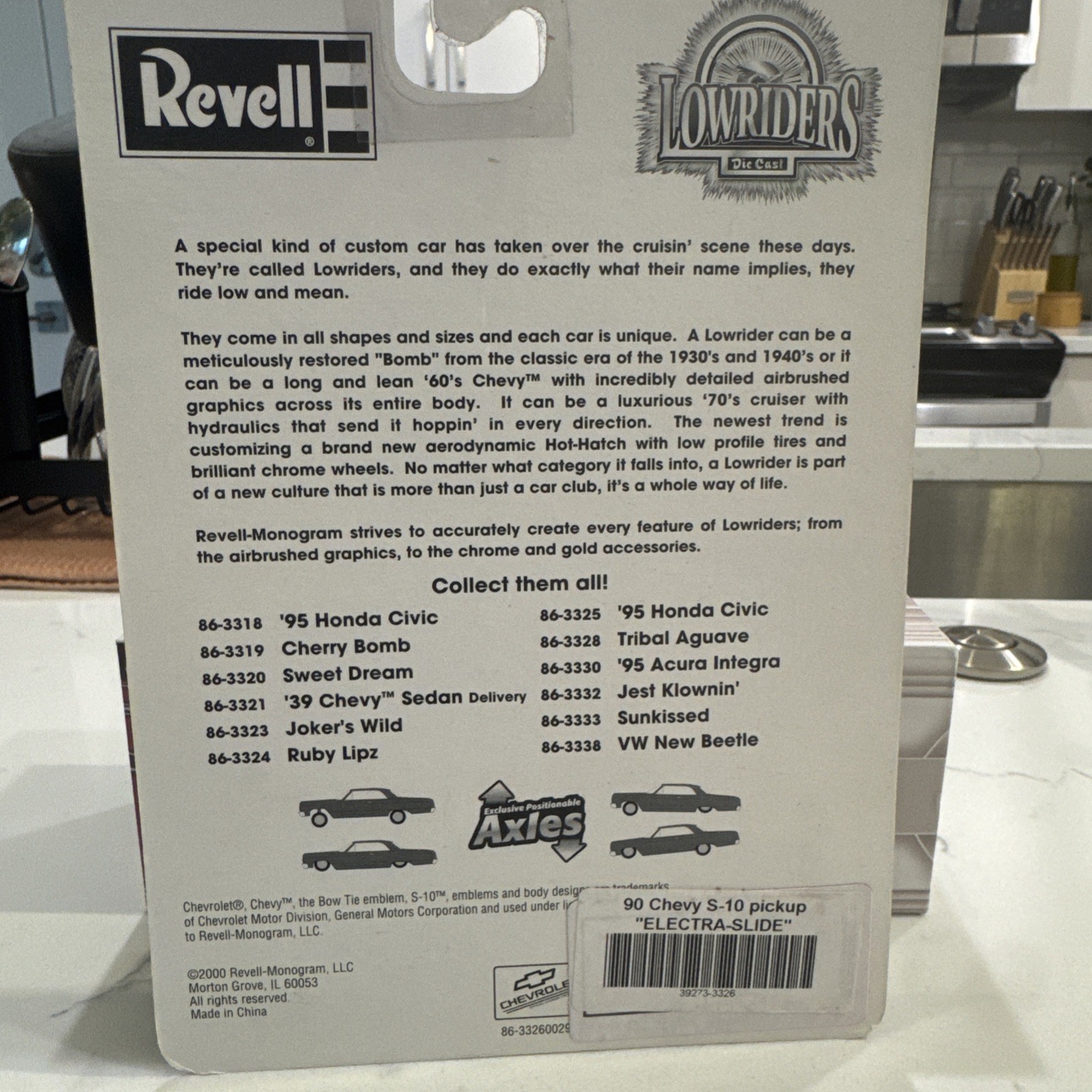 🔥RARE Revell Lowriders 90 Chevy S-10 Pickup Electra Slide1/64 Rotating Bed🔥🔥