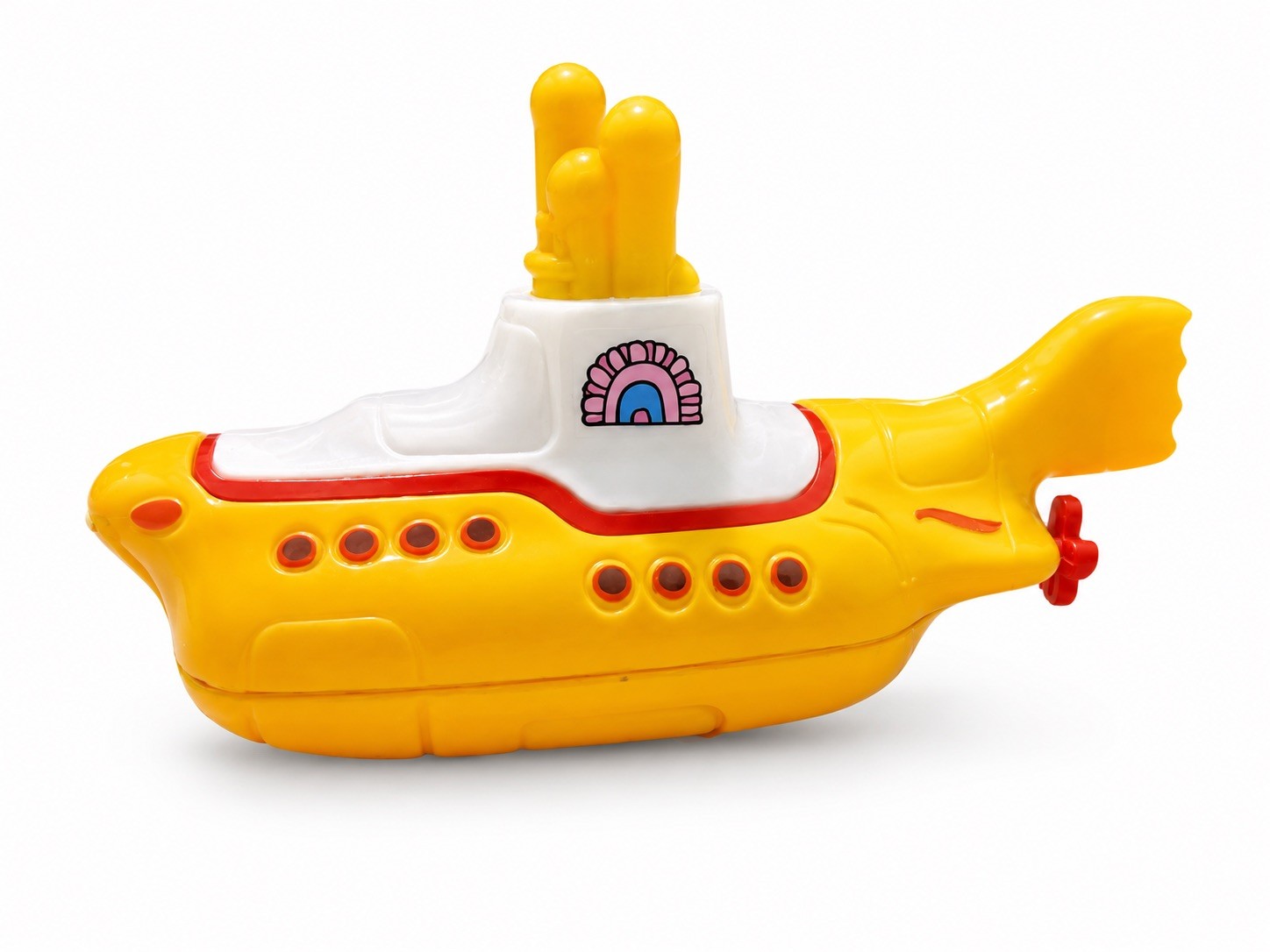 Hot Wheels Yellow Submarine Beatles Mattel Rolling Toy 2015 Yellow Plastic