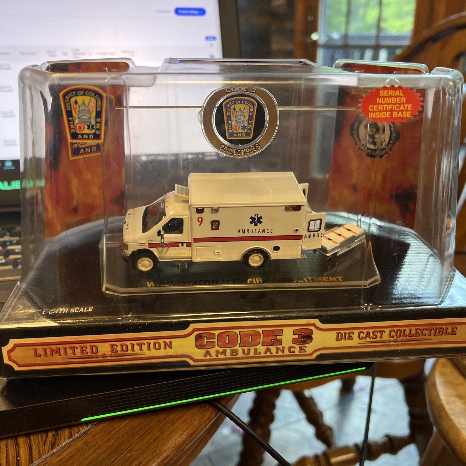 Code 3 Ford Ambulance 9 E-350 – Washington, DC 12060 – new in package