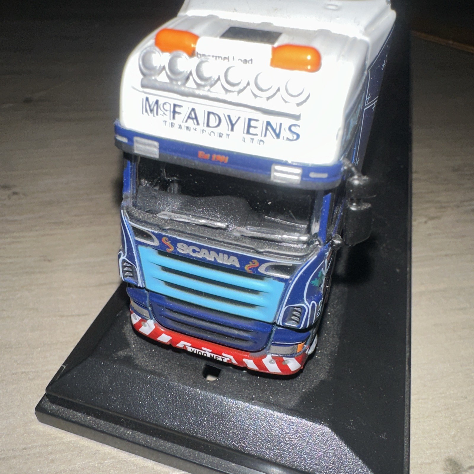 Vintage Oxford Diecast Truck Mcfadden‘S Transport LTD Low Boy ￼
