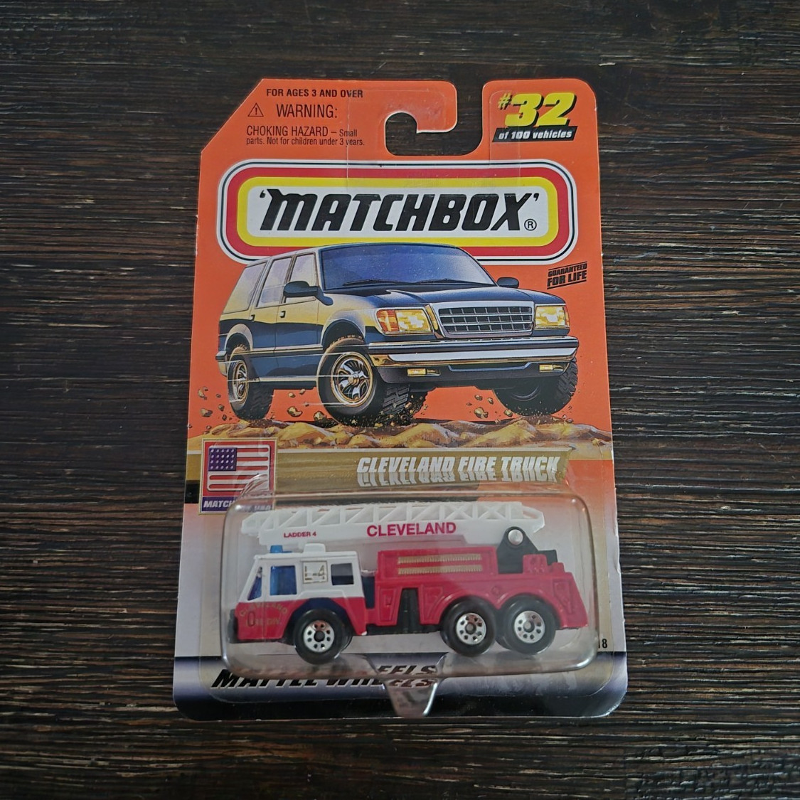 Matchbox Cleveland Fire Truck Series 7 #32 1:64 Diecast Unopened Box 2000