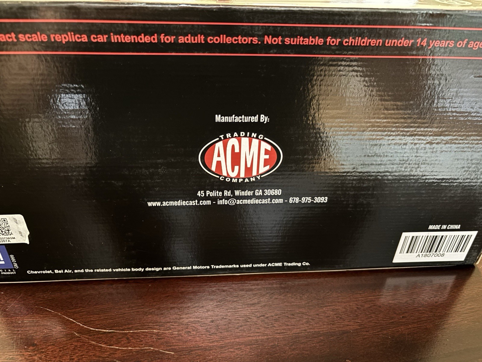 RAT FINK MR GASSER 1957 CHEVROLET BEL AIR 1/18 ACME DIECAST NHRA #7008