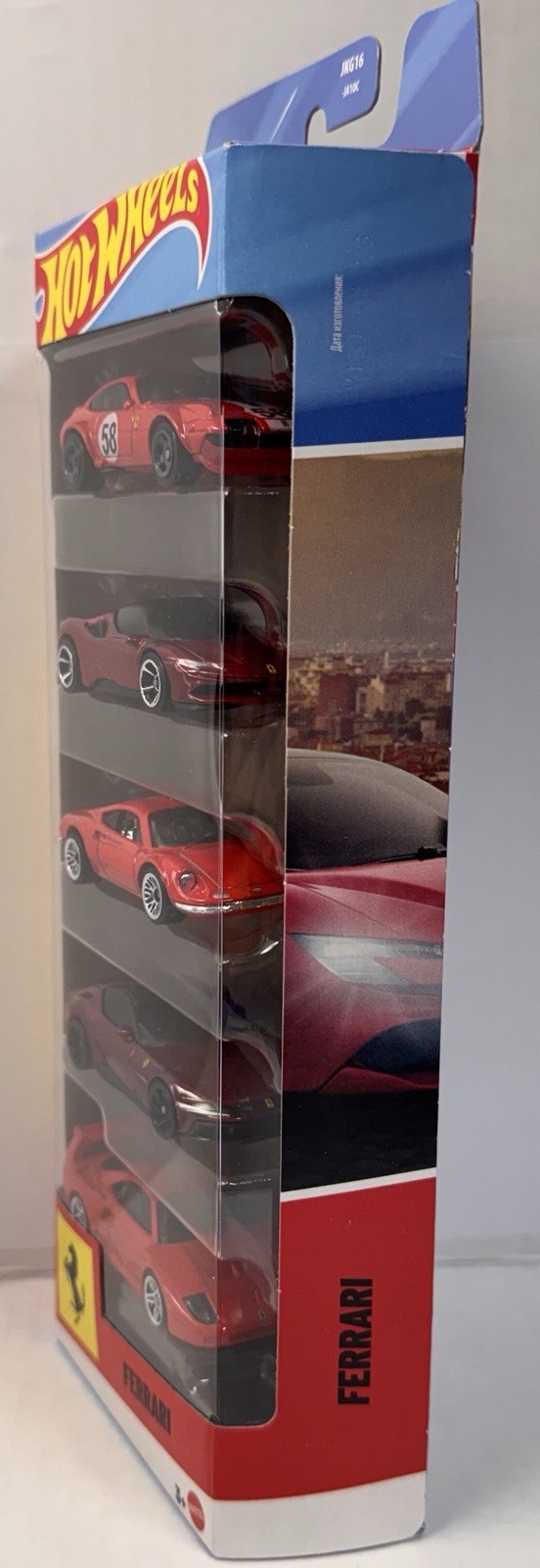 New!! Ferrari 5-Pack 2026 Hot Wheels Ferrari Gift Pack Hot In-Stock FREE SHIP