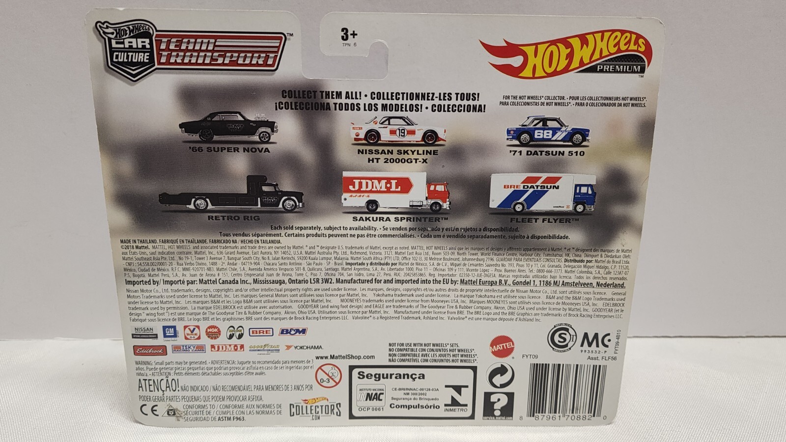 2019 Hot Wheels Car Culture Team Transport #7 ’66 Super Nova & Retro Rig